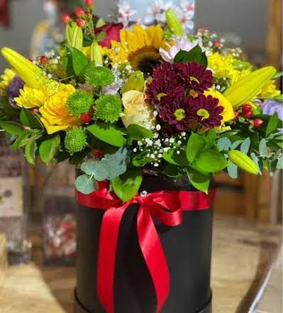 Boxed Mixed Blooms